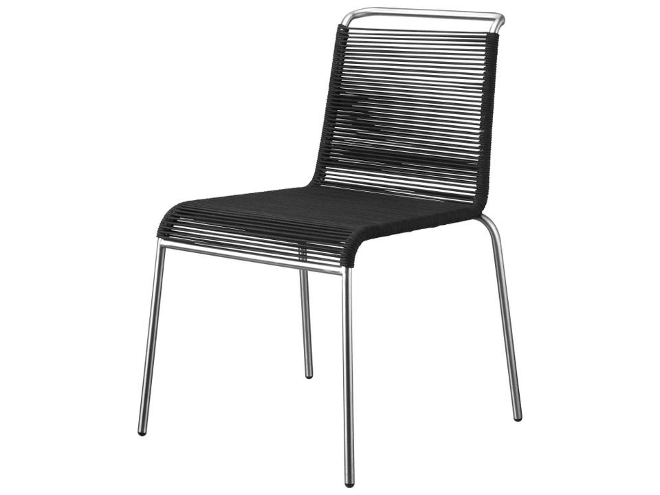 Salto Dining Chair with Black Polyester Cord