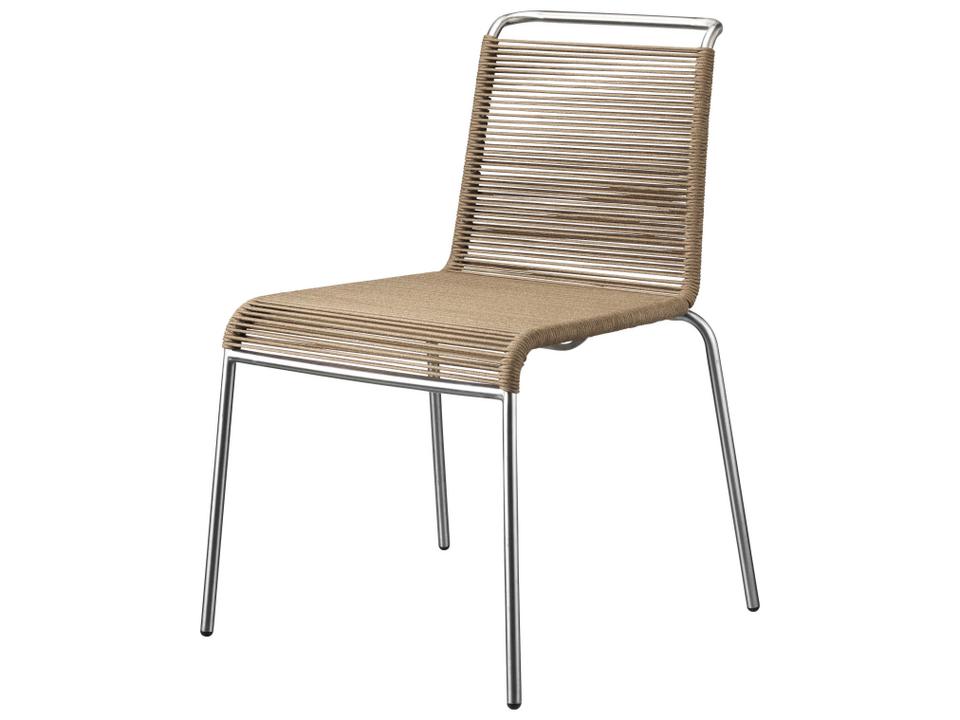 FDB Mobler Salto M20 Teglgaard Outdoor Dining Chair in Brown