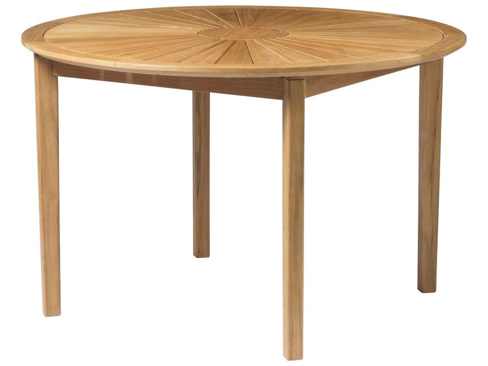 FDB Mobler Sammen Round Dining Table in Natural Teak