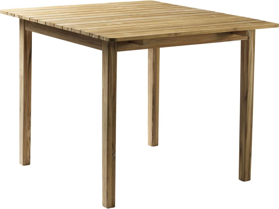 FDB Mobler Sammen Natural Teak Square Dining Table