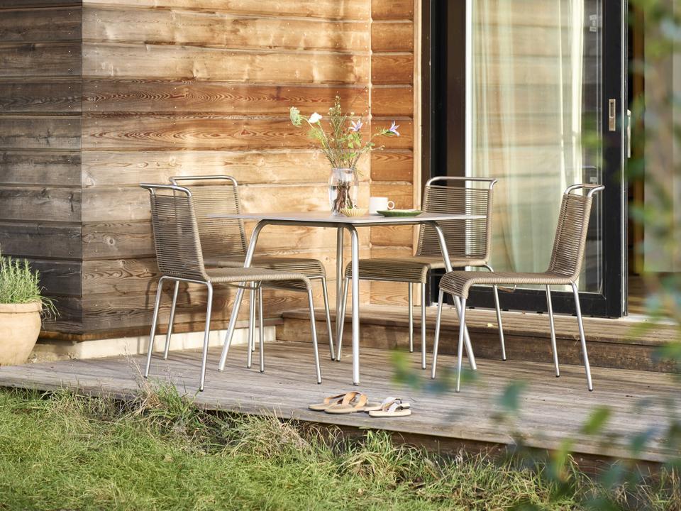 Salto Steel Dining Set