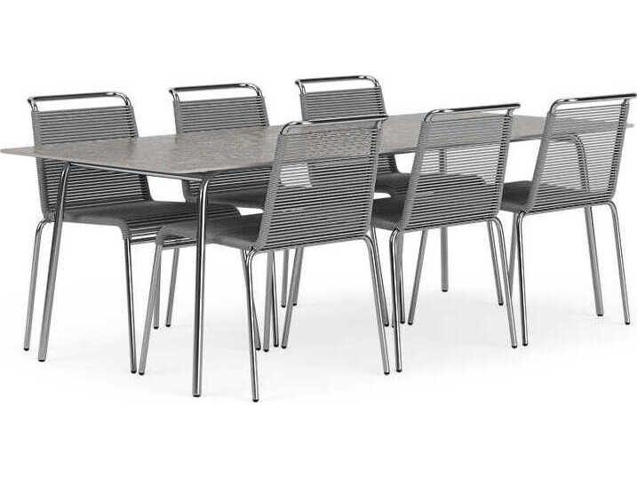 Salto Steel Dining Set