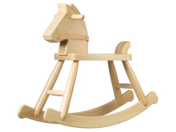 Children Rocker Beige Rocking Chair