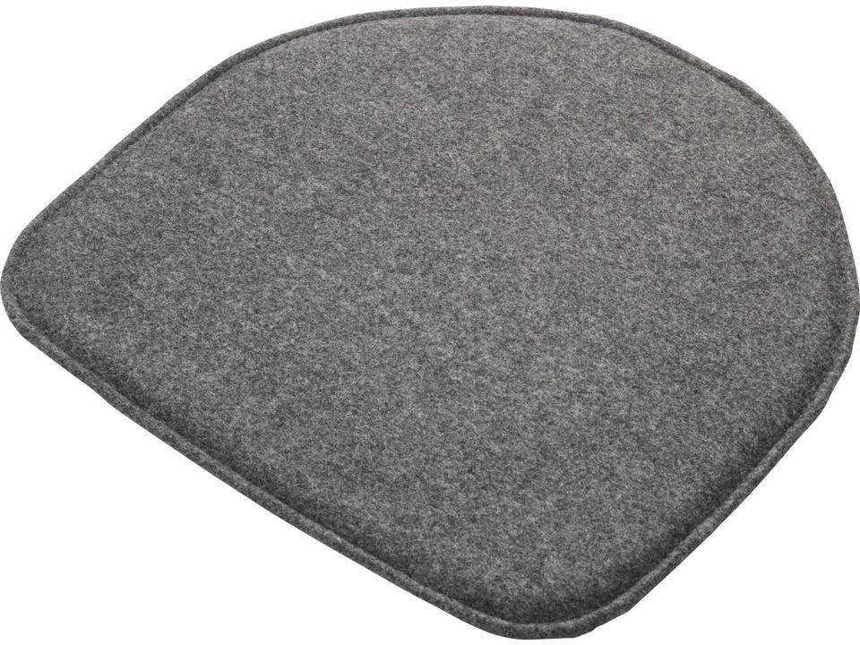 Noje Mottled Grey Wool Seat Cushion for J46