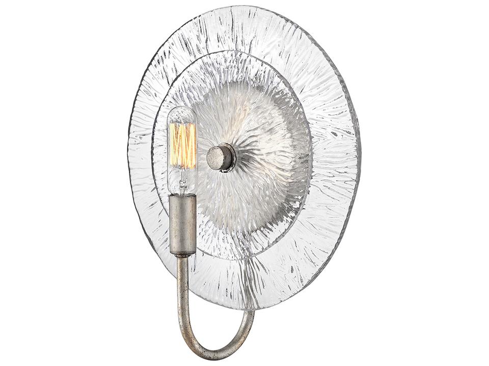 Rene 1-Light Glacial Clear Wall Sconce