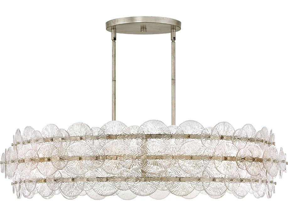 Rene 8-Light Glacial Gray Pendant