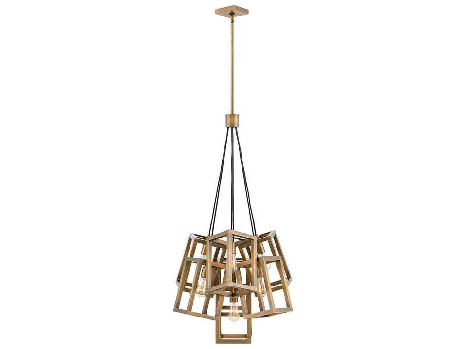 Ensemble 7-Light Brushed Bronze Linear Pendant