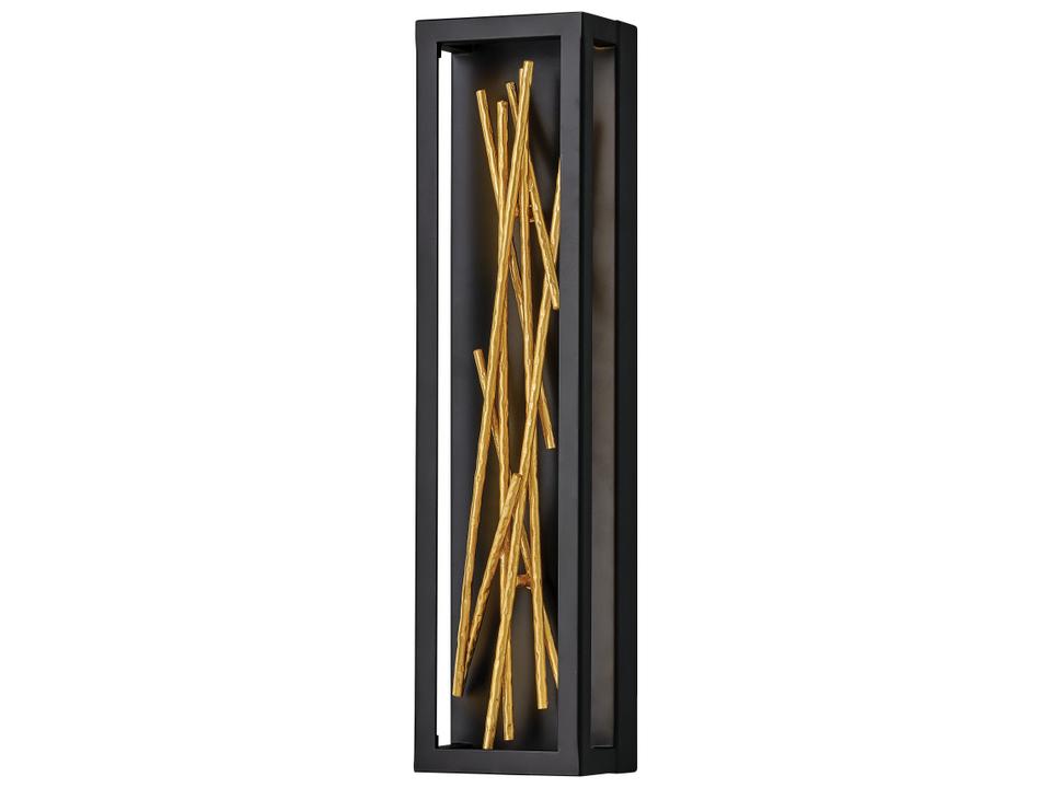 Styx Black Gilded Gold LED Wall Sconce