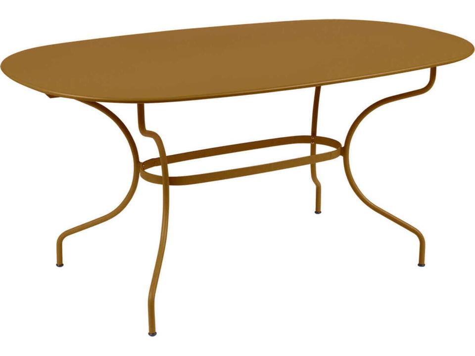 Opera+ 63-Inch Steel Oval Dining Table