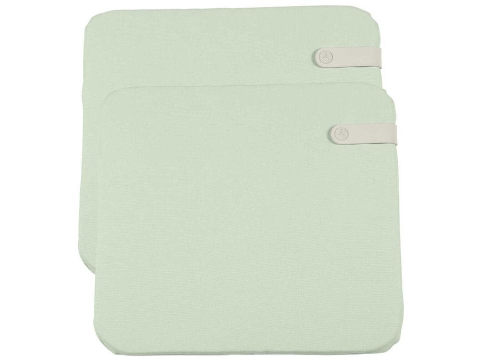 Color Mix Two-in-One Patio Cushion Set of 2 in Mint