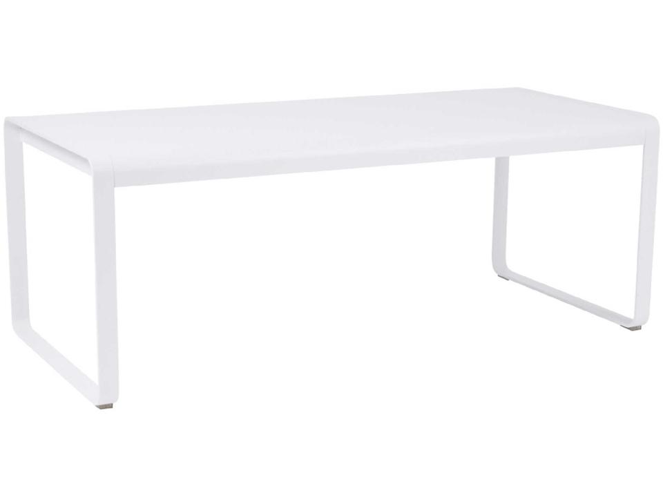 Bellevie 77-Inch Rectangular Dining Table with Steel Top