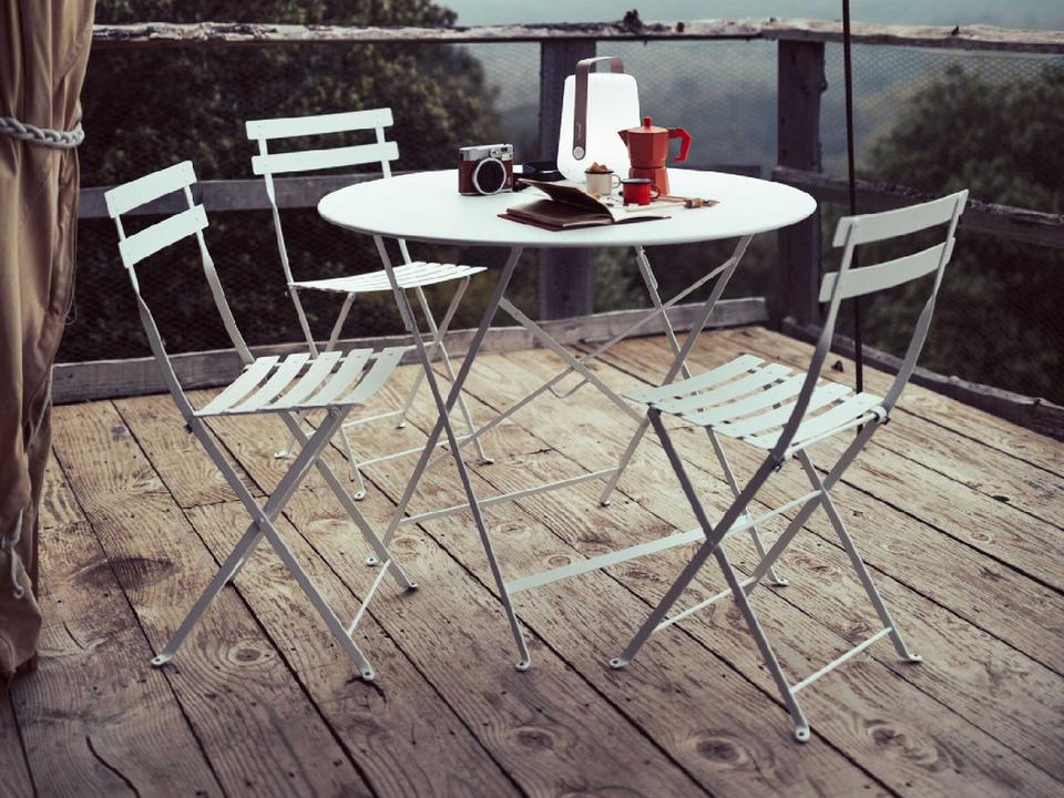 Floreal Steel Dining Set