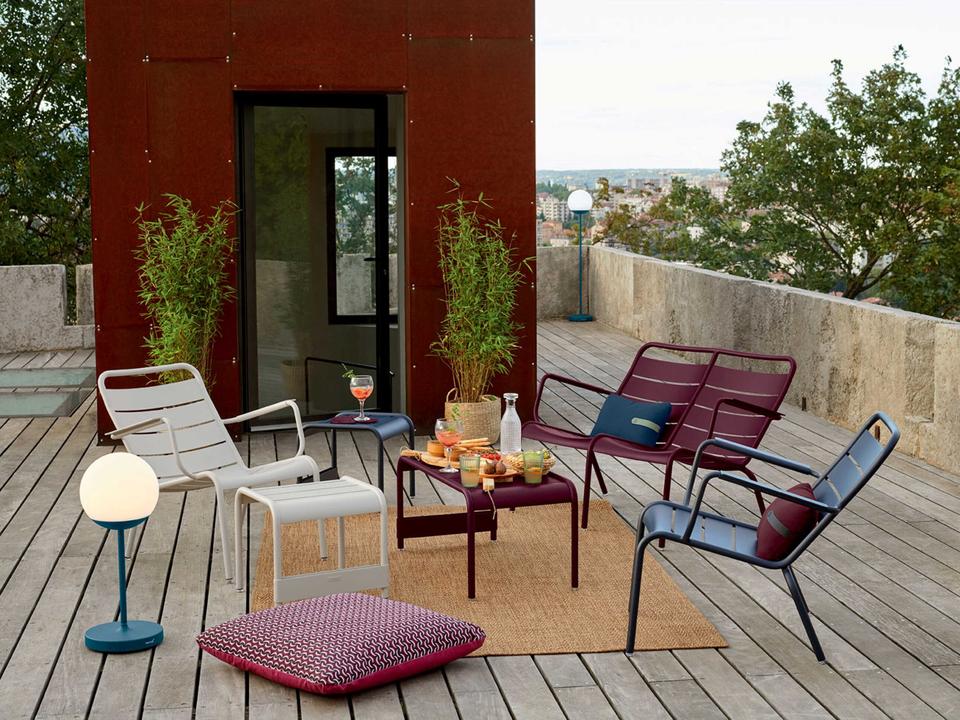 Luxembourg Aluminum Metal Lounge Set