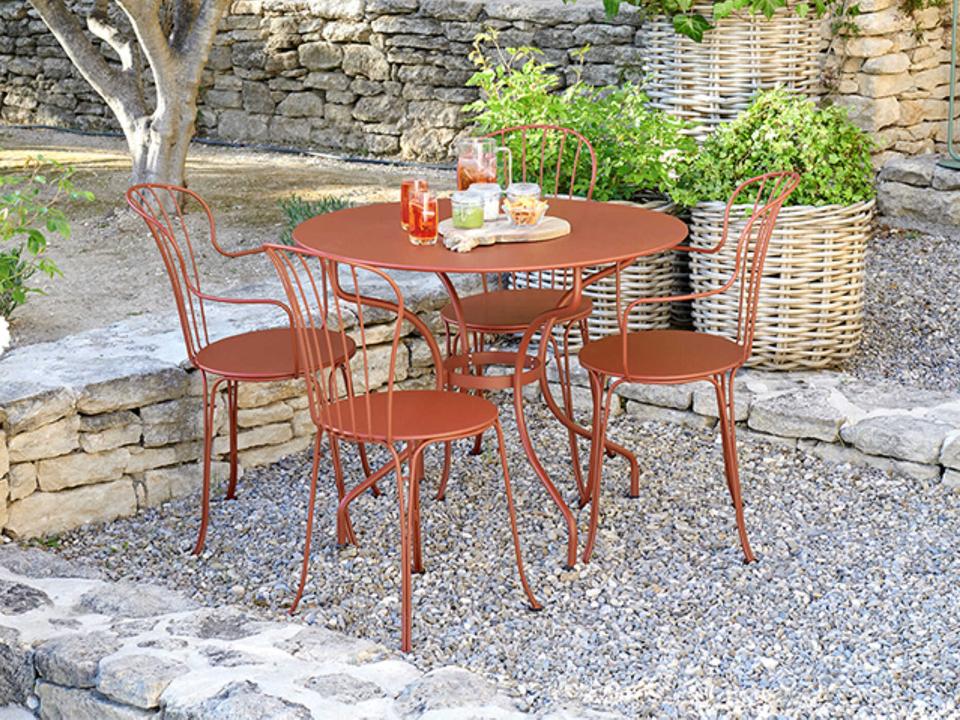 Opera Steel Dining Set