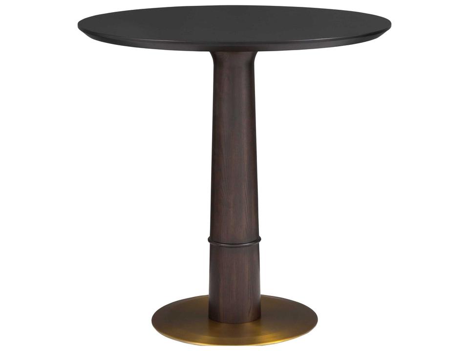 Westwood Round Wood Graphite Midnight Dining Table