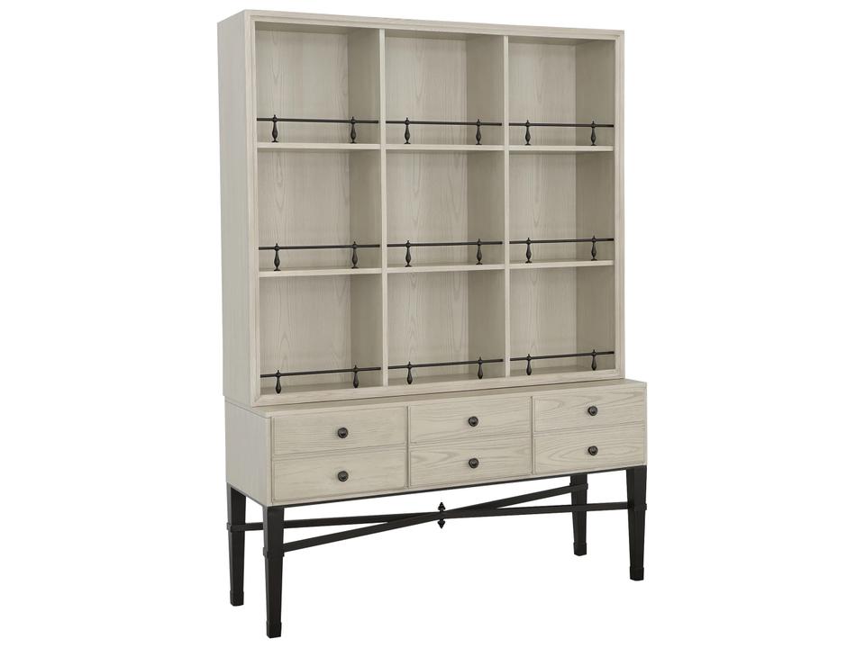 Monogram Ash Wood Display Cabinet