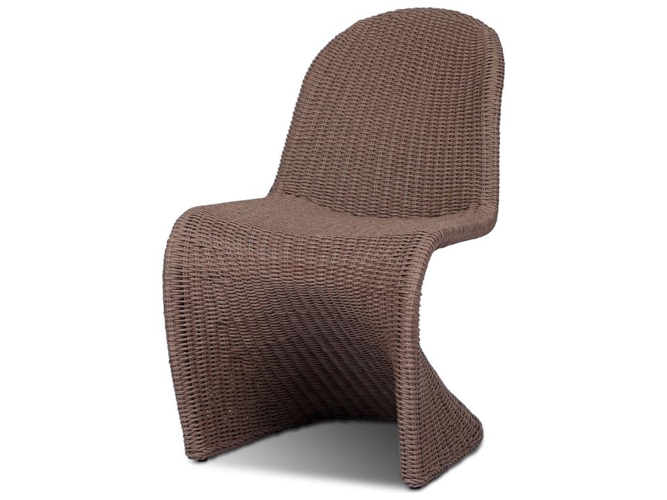 Portia Dining Chair with Tanned Weave