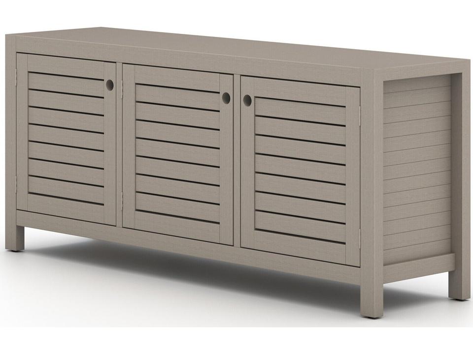 Solano Weathered Grey Teak Rectangular Sideboard