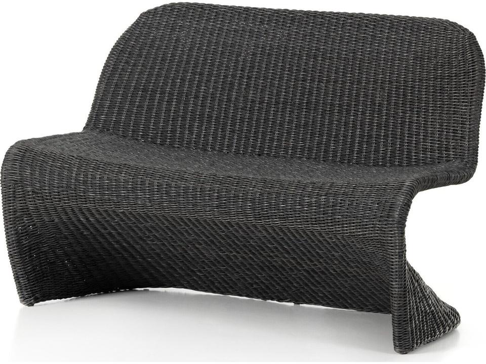 Grass Roots Vintage Coal Polypropylene Bench