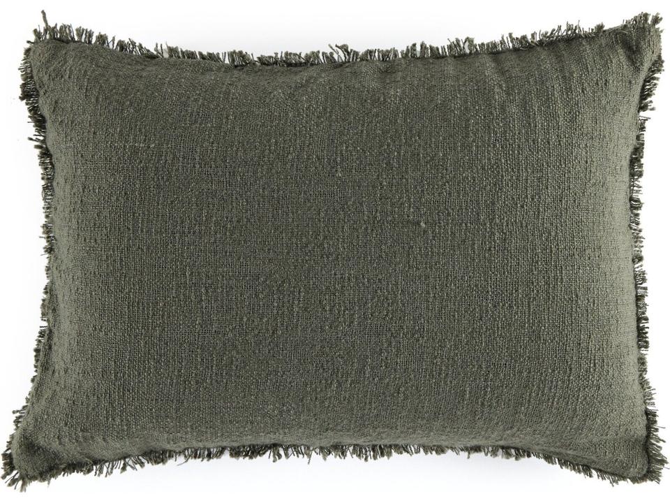 Willow Textured Olive Pillow