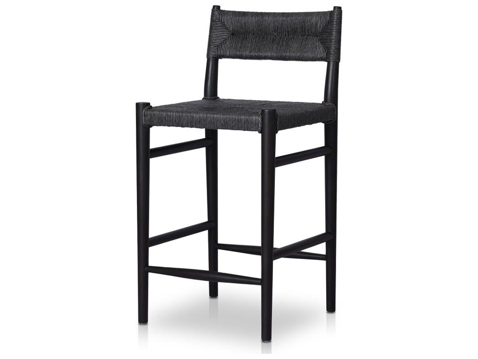 Globetrotter Outdoor Teak Wicker Counter Stool