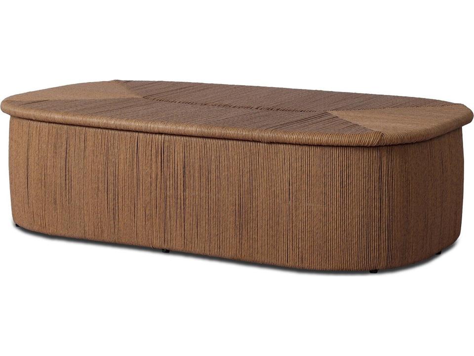 Taum Polyethylene Coffee Table in Textured Sand