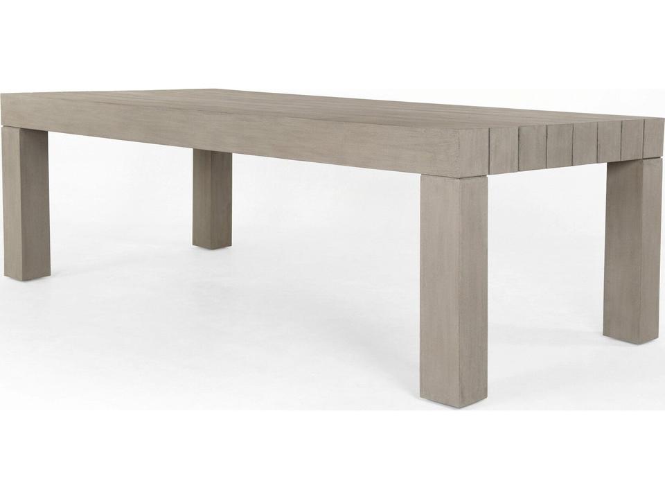 Solano 87 Inch Rectangular Teak Wood Dining Table