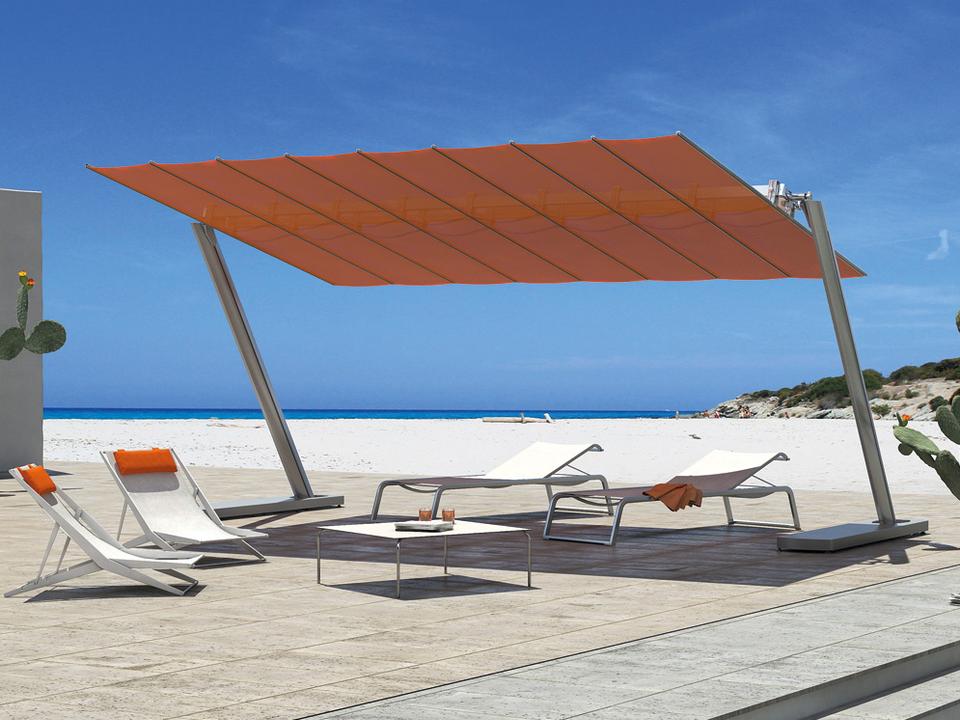 FIM Flexy Zen 10 x 10 Foot Square Offset Umbrella