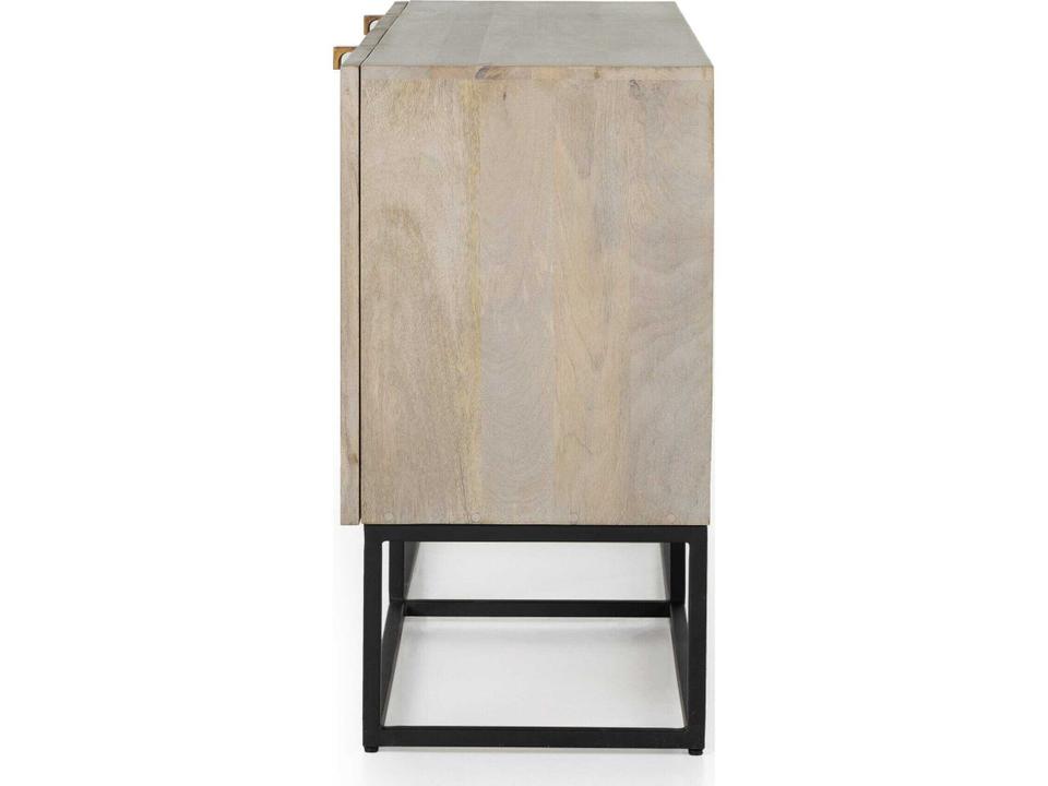 Globetrotter Kelby Gunmetal Mango Wood Sideboard