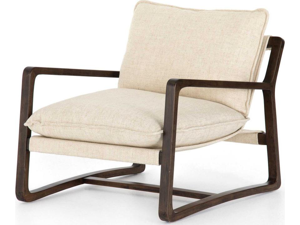 Ace Performance Fabric Accent Chair in Thames Cream