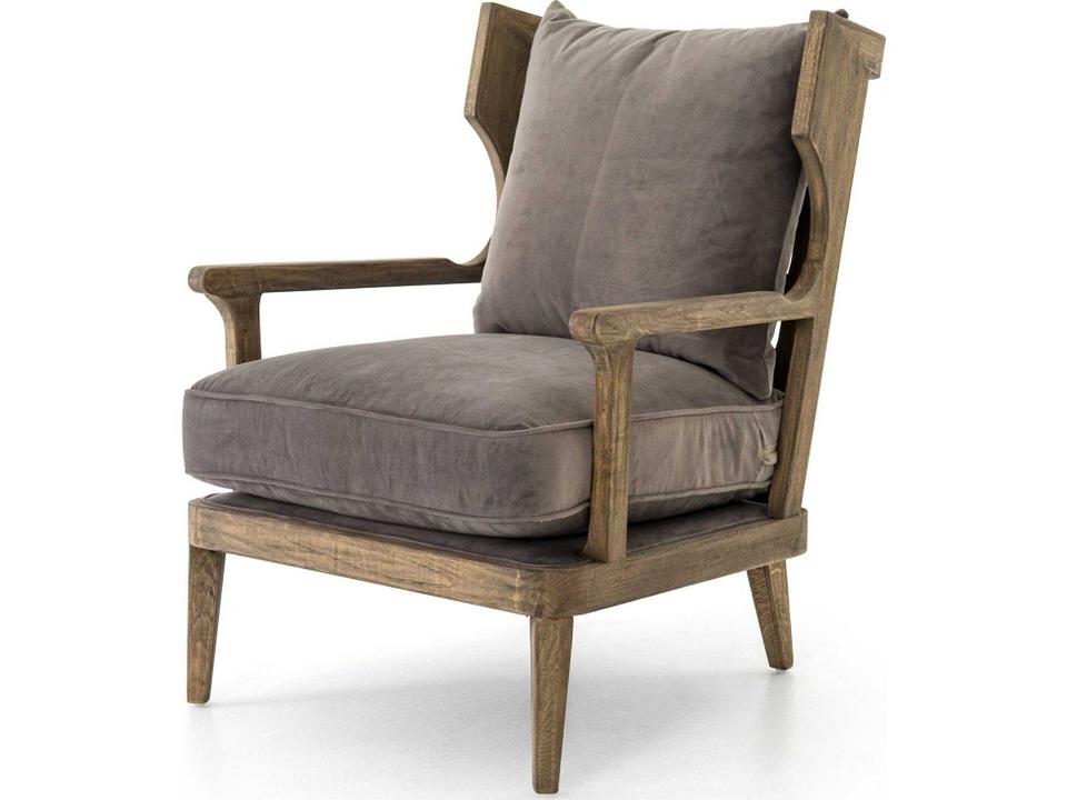Westgate Lennon Gray Fabric Accent Chair