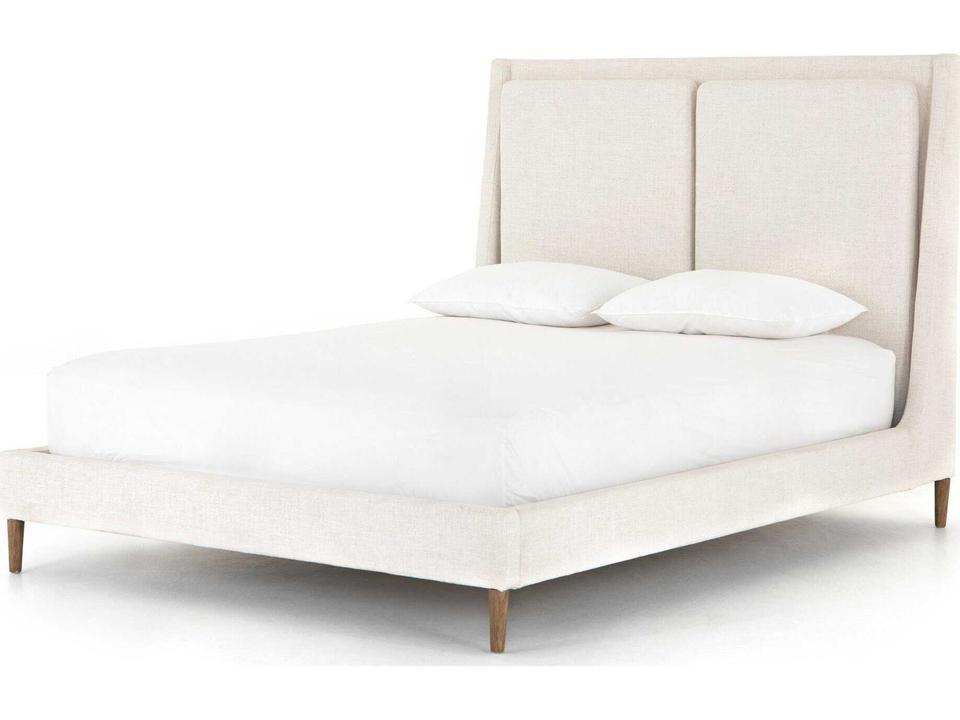 Potter King Upholstered Bed in Dover Crescent Fabric