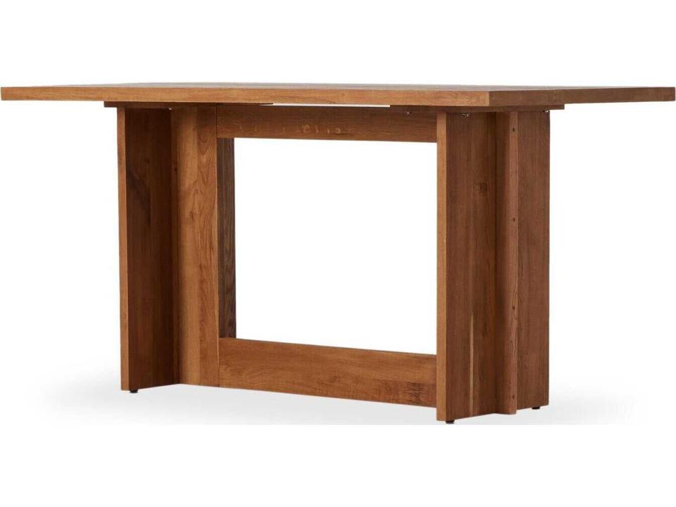 Glenwood Rectangular Bar Table in Dark Smoked Oak