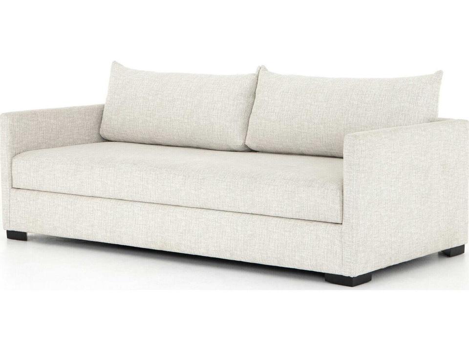 Montclair Wickham 3-Seat Alameda Snow Performance Fabric Sleeper Sofa