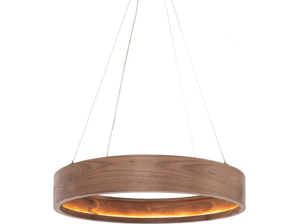 Stockton Baum Dark Walnut Rubbed Down Bronze Round Pendant
