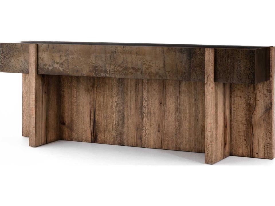 Wesson Bingham Rustic Oak Console Table