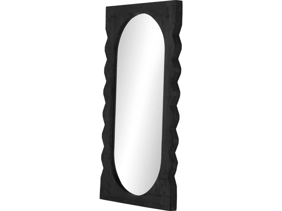 Maya Aldrik Black Reclaimed Pine Mirror