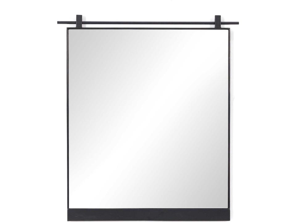 Hutton Chico Antiqued Iron Rectangular Small Mirror