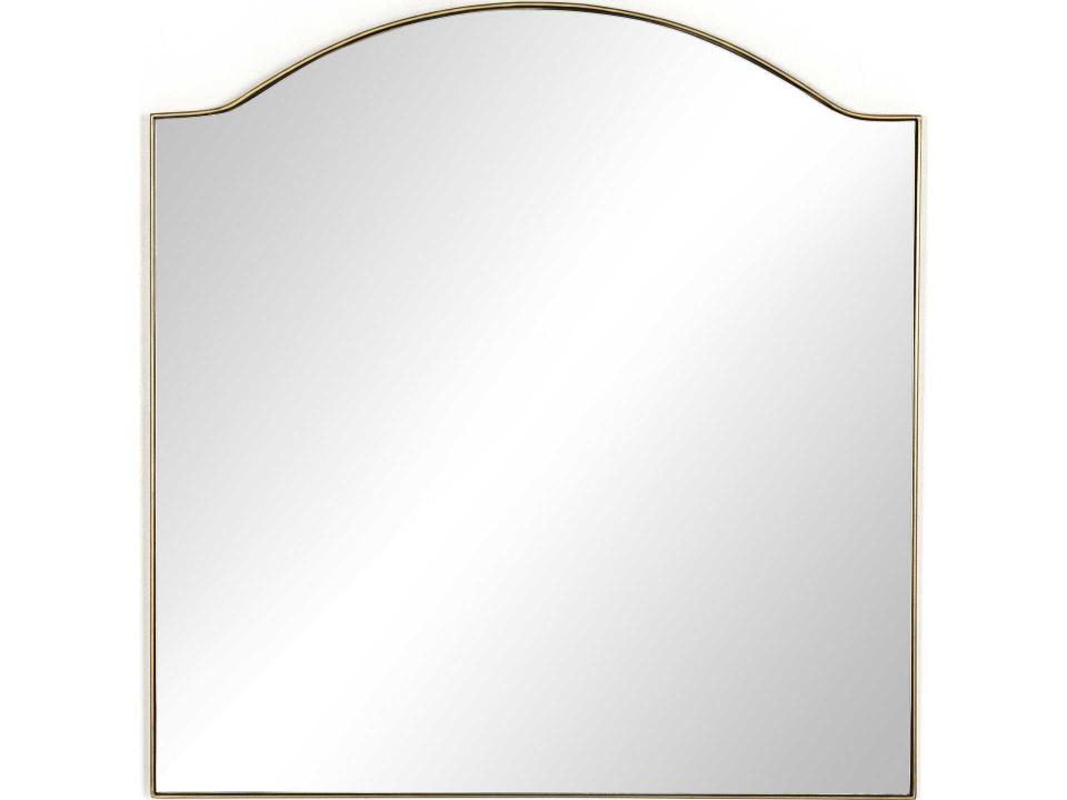 Globetrotter Jacques Antique Brass Mirror