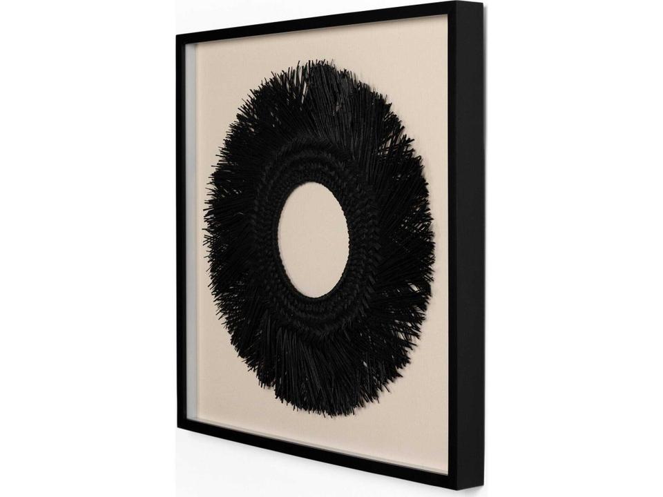 Art Studio Black Sea Grass Wood Wall Art