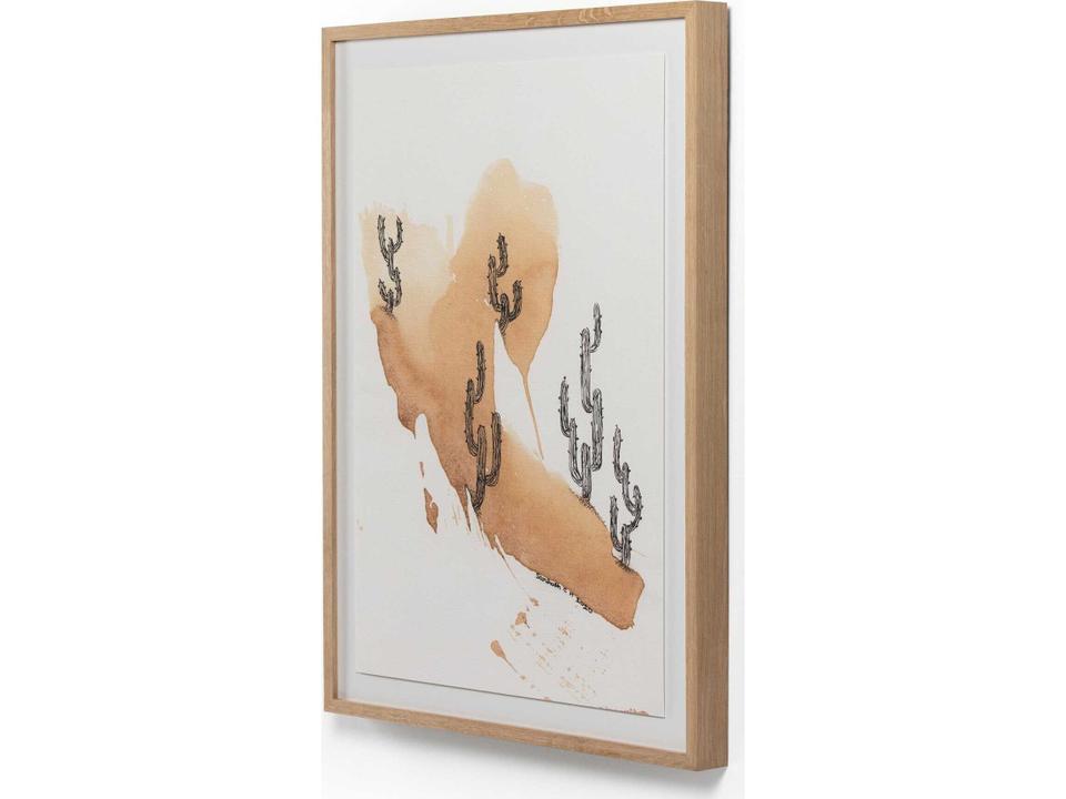 Art Studio Into The Desert By Santhosh Framed Wall Art