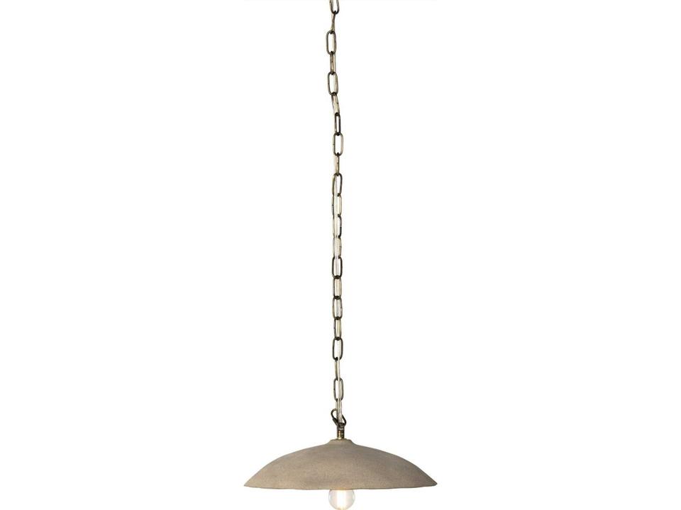 Ryker 1-Light Brass Light Sand Brown LED Dome Pendant