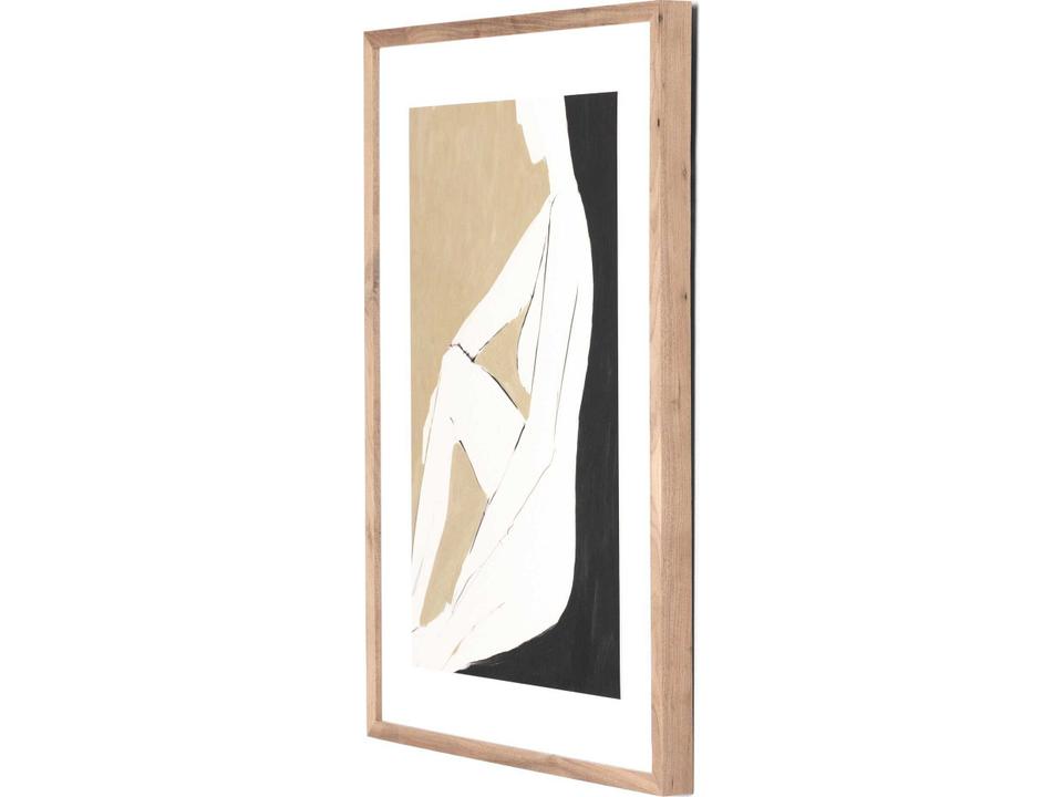 Art Studio Chill By Dan Hobday Framed Wall Art in Rustic Walnut