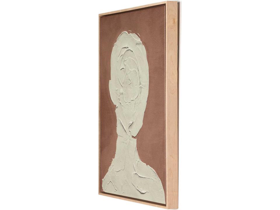 Art Studio Portrait-4 Abstract Wood Wall Art with Natural Maple Floater
