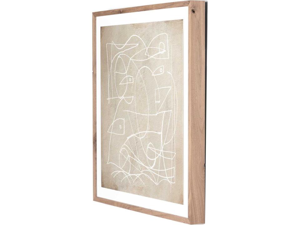 Art Studio Change By Dan Hobday Framed Wall Art with Walnut Frame