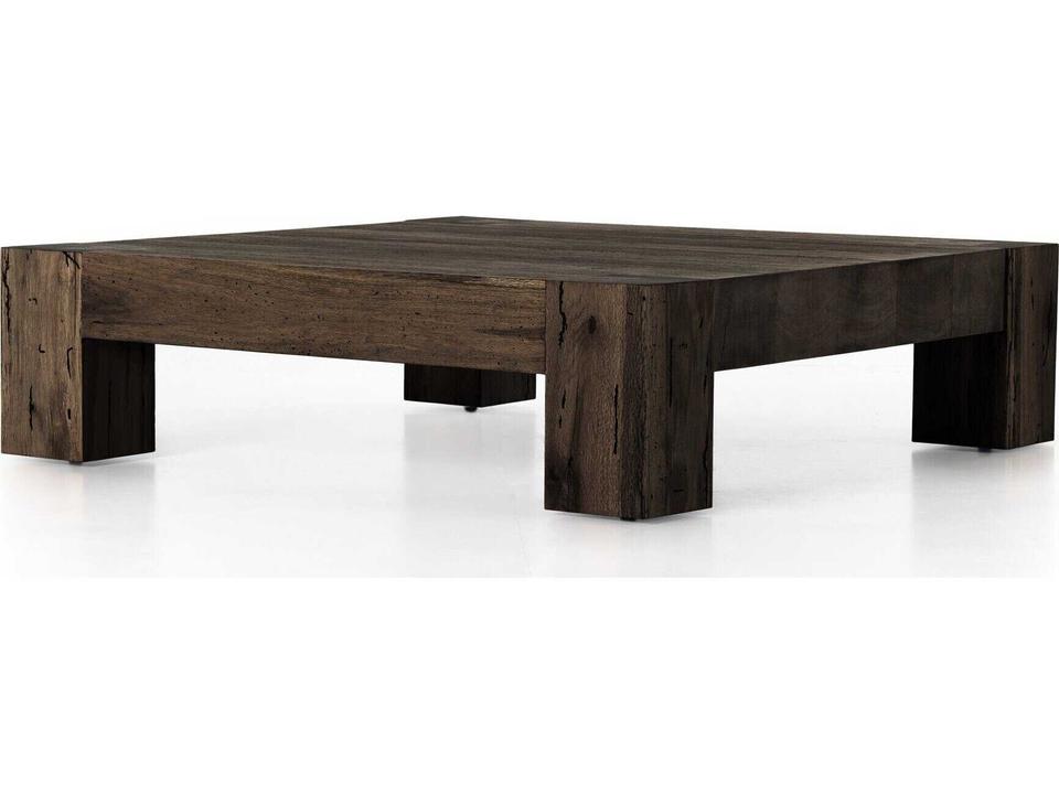 Abaso Coffee Table Square Rustic Oak