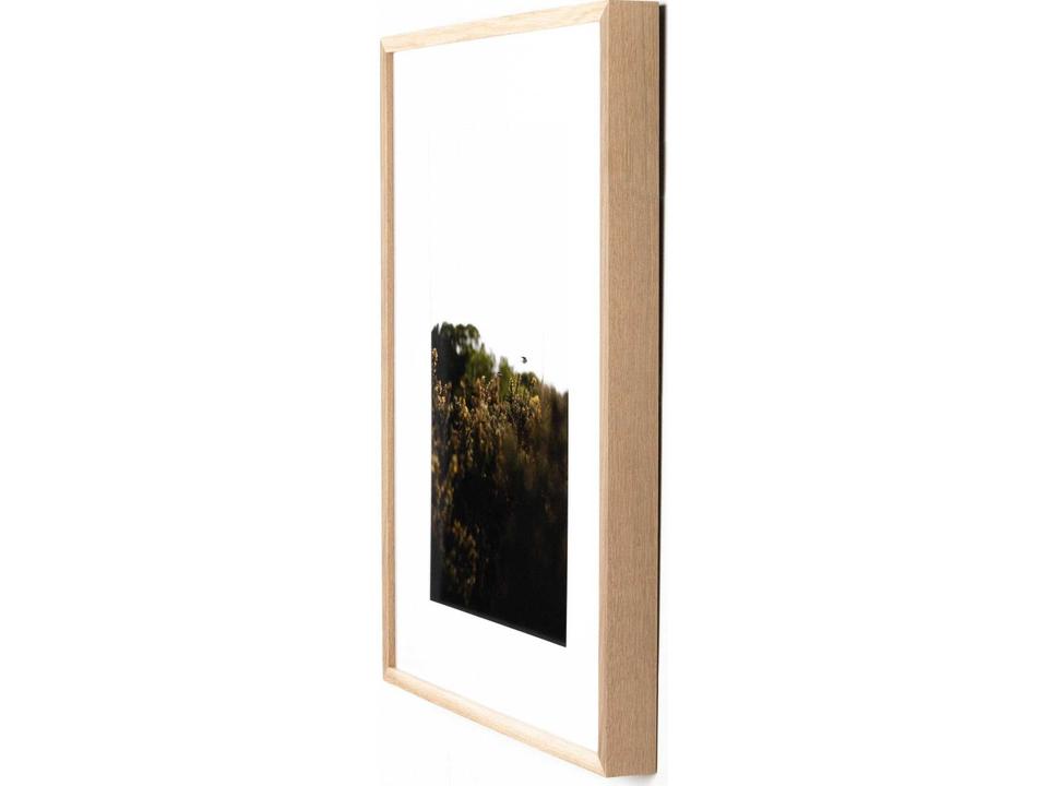 Art Studio Blackbird Fly By Annie Spratt Wall Art in White Oak