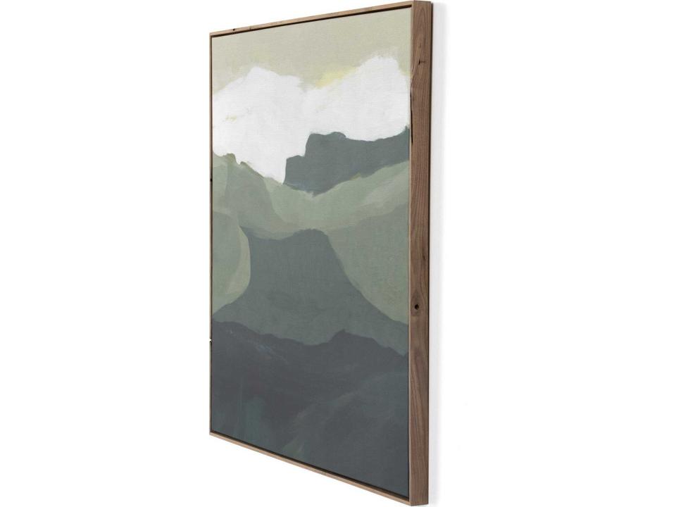 Dan Hobday Surrey Wall Art with Rustic Walnut Floater Frame
