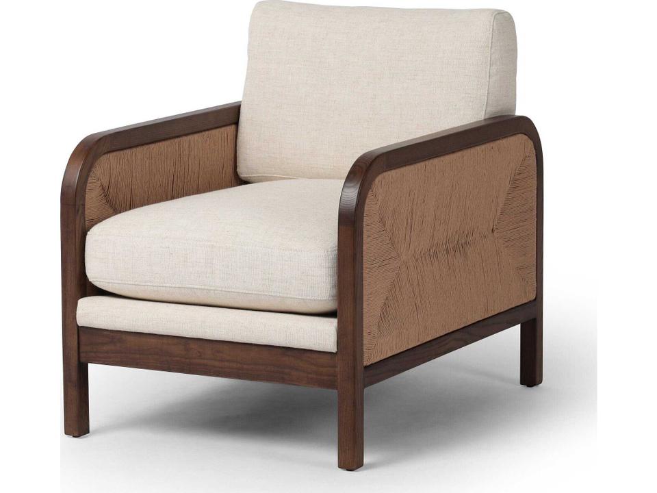 Allston Kalani Brown Fabric Accent Chair