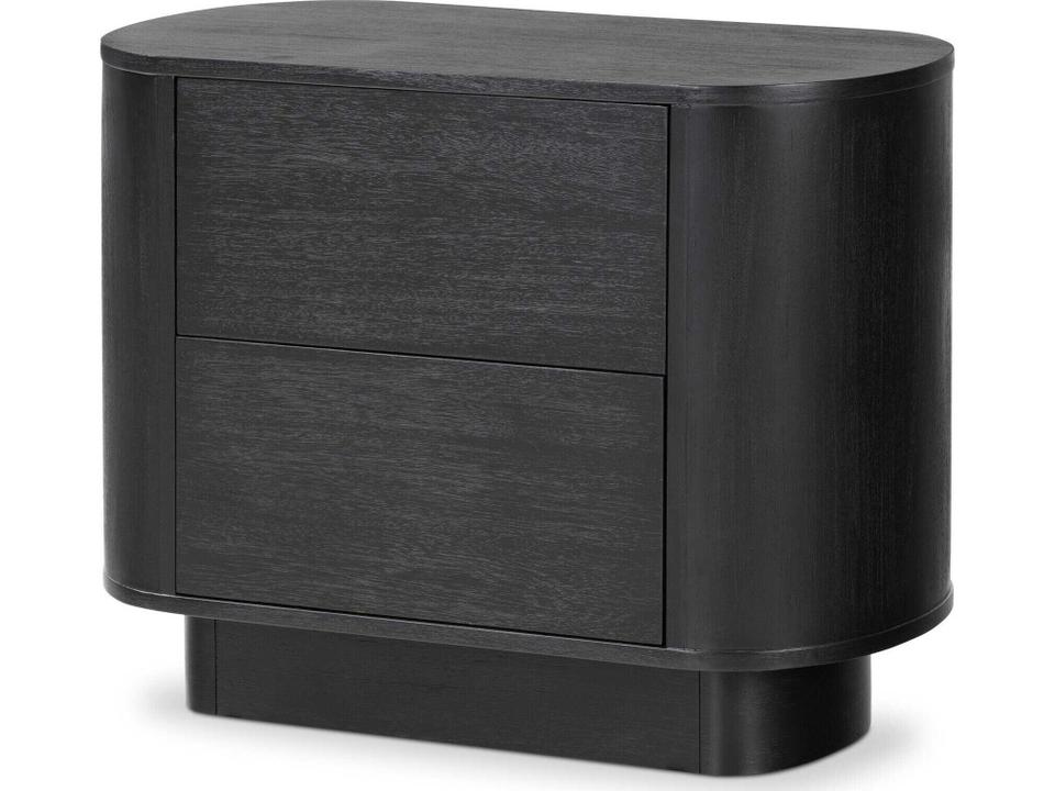 Paden Nightstand in Aged Black Acacia